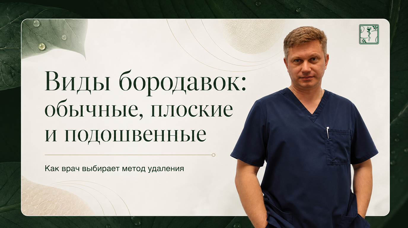 Виды бородавок: обычные, плоские и подошвенные — как врач выбирает метод удаления