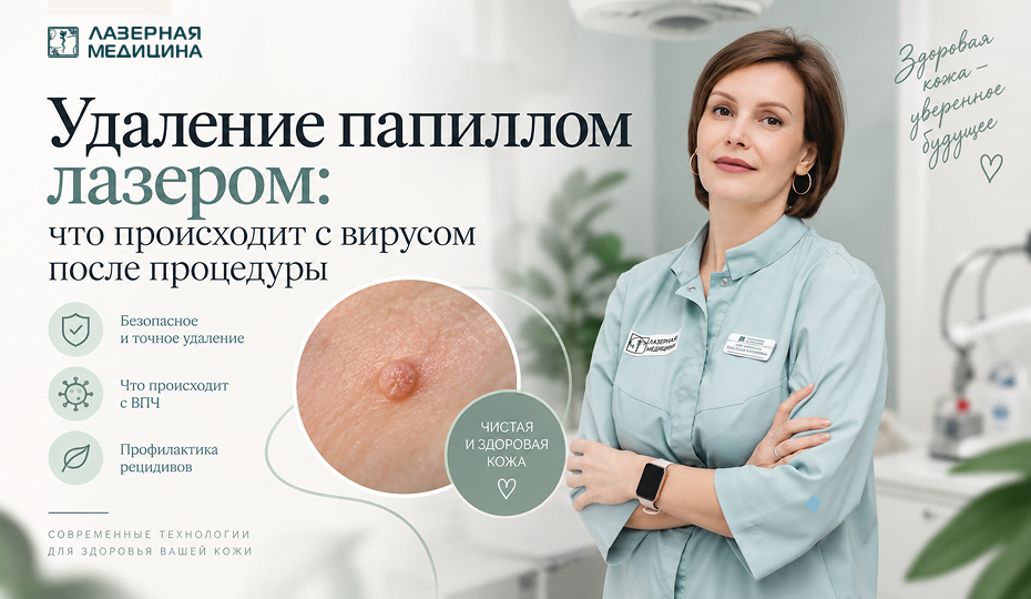 Удаление папиллом лазером: что происходит с вирусом после процедуры